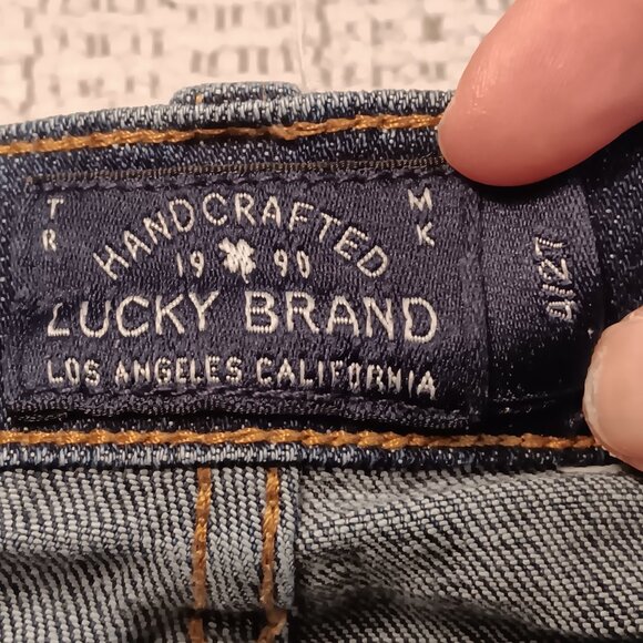 Lucky Brand women's 'Sienna Cigarette' stretch blue jeans sz 4 / 27 - Picture 13 of 16